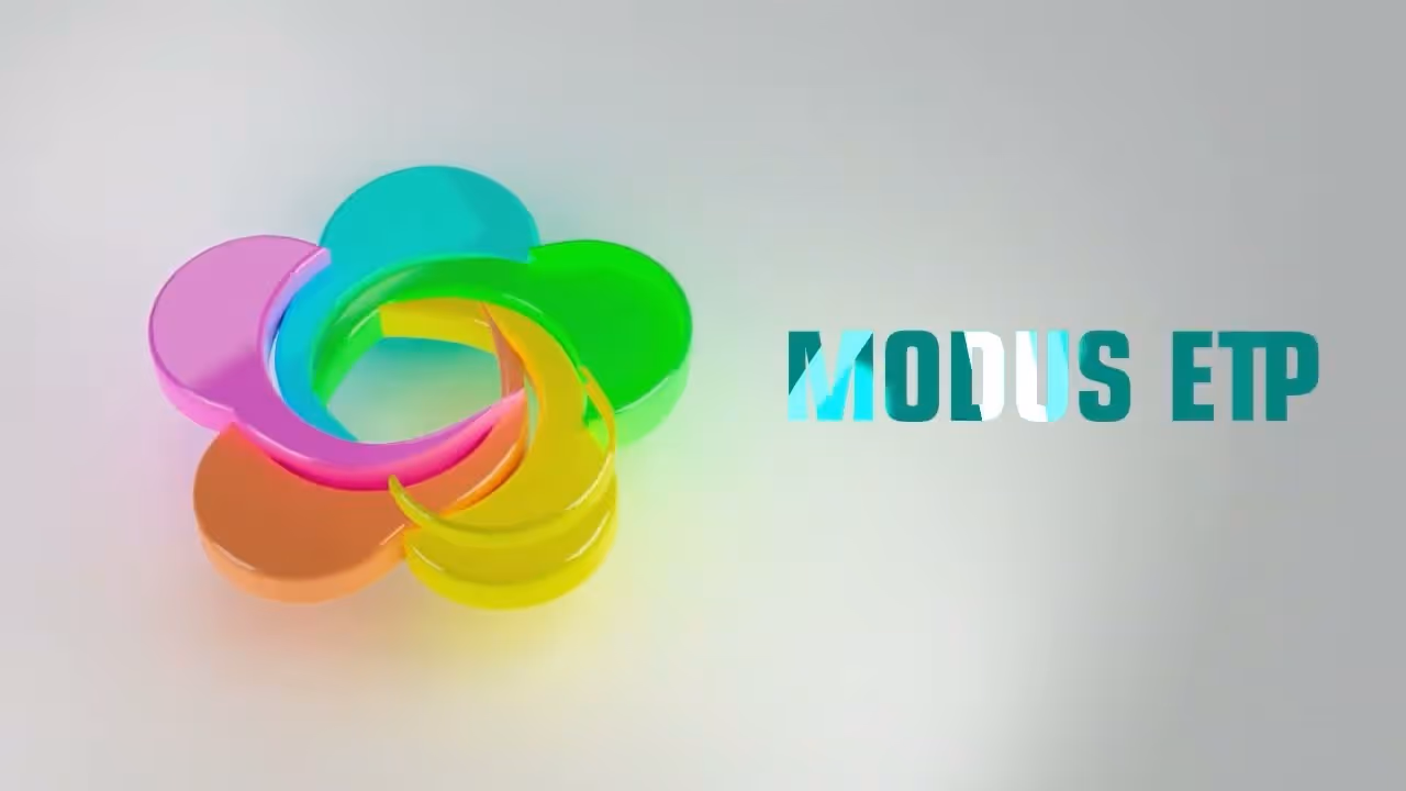 A star shaped Modus Enterprise logo